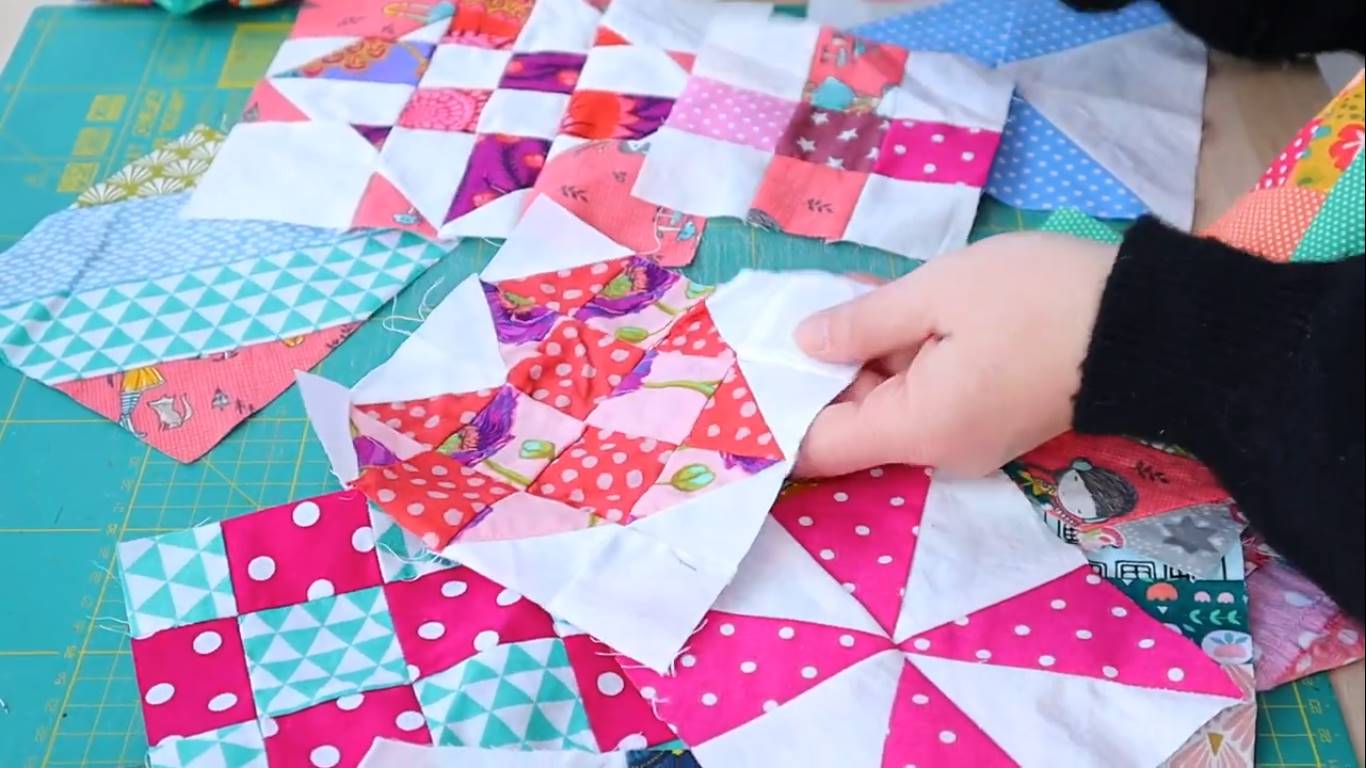  ideas for leftover fabric scraps step 10 the sample quilt