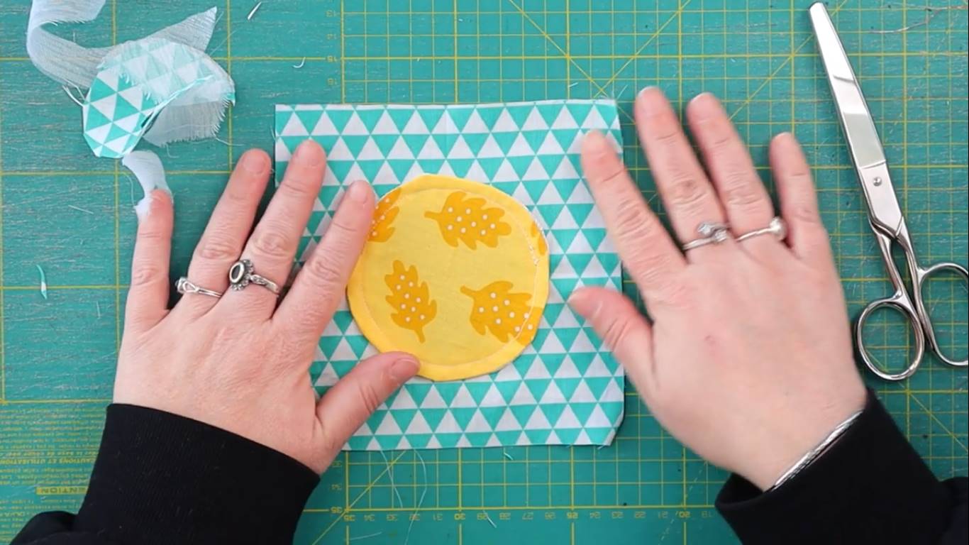  how to sew fabric circles step 8 the quilt block is ready