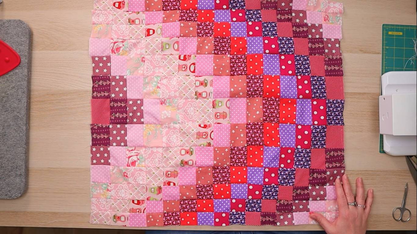 how to make a bargello quilt step 13 and it's done!