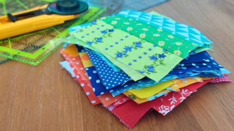 How to Make a Color Wash Quilt Using Fabric Scraps - Sew Easy by Sandy