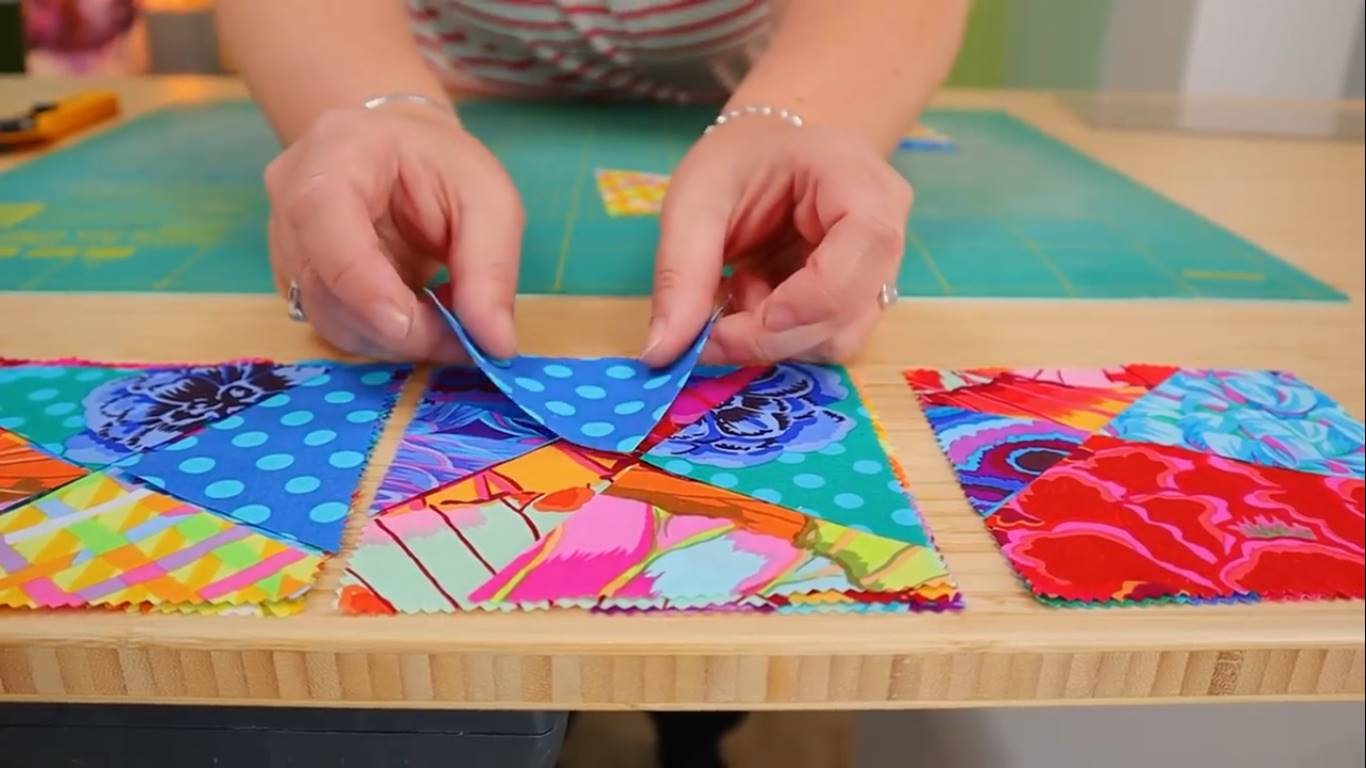 stained glass quilt pattern